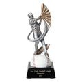 BASEBALL MALE FIGURE TROPHY - NO PLATE