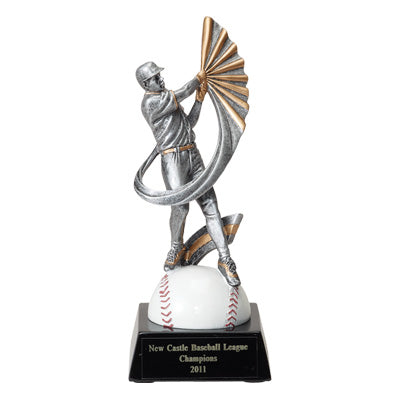 BASEBALL MALE FIGURE TROPHY - NO PLATE
