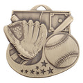 BASEBALL MEDAL - MULTIPLE COLORS