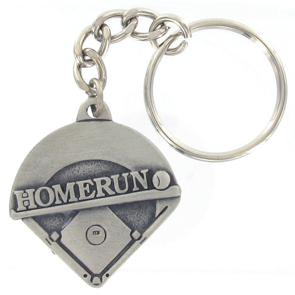 BASEBALL PEWTER KEY CHAIN