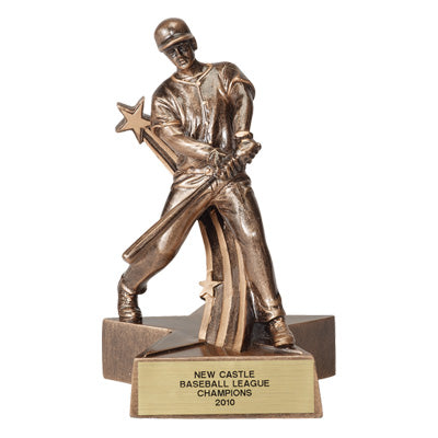 BASEBALL RESIN TROPHY - NO PLATE