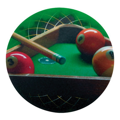 2 Inch in Diameter Round Billiards Mylar Insert