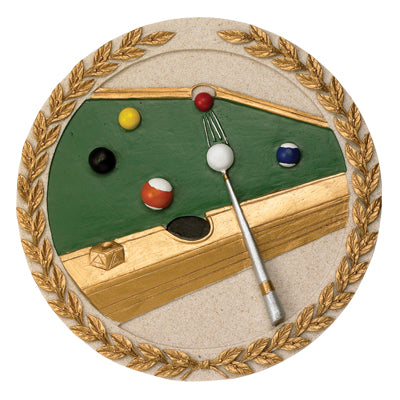 BILLIARDS PLAQUE MOUNT