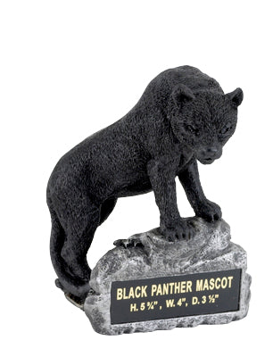 BLACK PANTHER MASCOT TROPHY WITHOUT PLATE