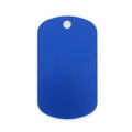 BLUE ALUMINUM DOG TAG