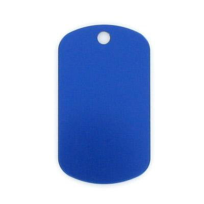 BLUE ALUMINUM DOG TAG