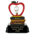 BOOKS ENLIGHTEN THE MIND SCHOLASTIC TROPHY, 5 INCH