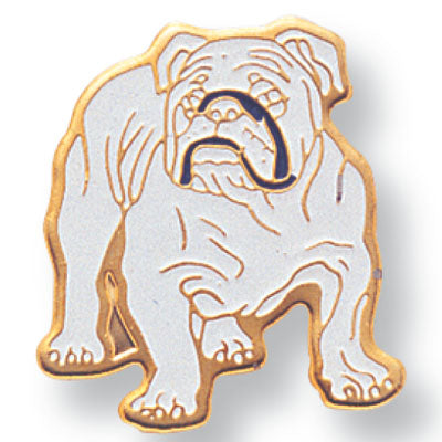 BULL DOG PIN ENAMELED