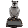 BULLDOG MASCOT TROPHY WITHOUT PLATE
