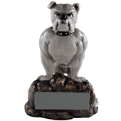 BULLDOG MASCOT TROPHY WITHOUT PLATE