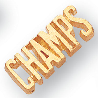 CHAMPS CHENILLE PIN GOLD