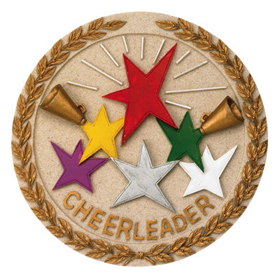 CHEERLEADER PLAQUE MOUNT