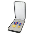 7 X 4-1/4 INCH DECORATION BOX WITH GREY VELOUR