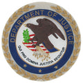 DEPARTMENT OF JUSTICE PLAQUE MOUNT