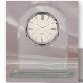 DESK CLOCK IN CLEAR GLASS