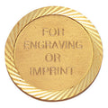 DIAMOND ENGRAVED GOLD PIN