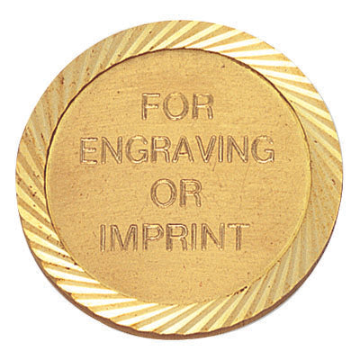 DIAMOND ENGRAVED GOLD PIN