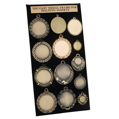 DISPLAY DIE CAST MEDAL FRAMES