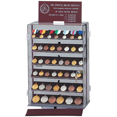 DISPLAY OF MEDALS & MEDALLIONS