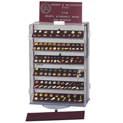 DISPLAY OF PINS & MEDALLIONS