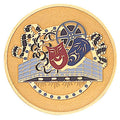 DRAMA, 2 INCH ETCHED ENAMELED