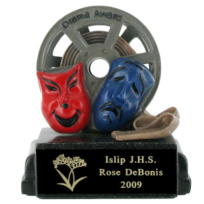 DRAMA AWARD SCHOLASTIC TROPHY, 4 INCH