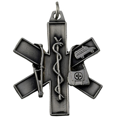 E.M.T PEWTER KEY CHAIN