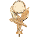 EAGLE PLASTIC RISER HOLDS 2 INCH MEDALLION, GOLD OR SILVER