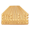 EXCELLENCE WORTHWHILE GOLD PIN