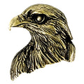 Falcon Mascot Antique Brass Pin
