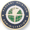 FED. AVIATION ADMINISTRATION, 2 INCH ETCHED ENAMELED