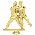 5-1/4 INCH DOUBLE FEMALE JUDO TROPHY FIGURE
