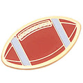 FOOTBALL ENAMELED PIN GOLD