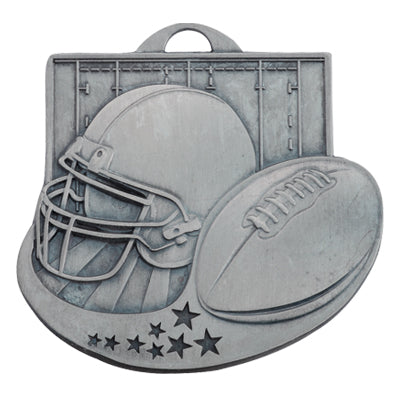 FOOTBALL MEDAL - MULTIPLE COLORS