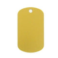 GOLD ALUMINUM DOG TAG