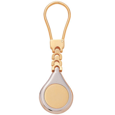 GOLD AND SILVER KEY CHAIN, BOXED