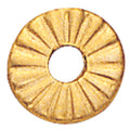 GOLD ROSETTE 1/16 INCH HOLE