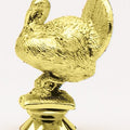GOLD TURKEY FIGURE