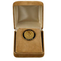 GOLD VELOUR BOX FOR JEWELRY