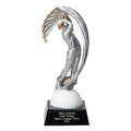 GOLF MALE FIGURE TROPHY - NO PLATE