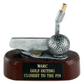 GOLF PUTTER, 4 1/2 INCH RESIN TROPHY