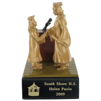 GRADUATION, FEMALE SCHOLASTIC TROPHY, 5-1/2 INCH