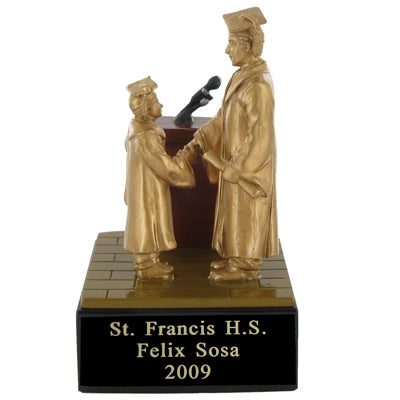 GRADUATION, MALE SCHOLASTIC TROPHY, 5-1/2 INCH