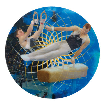 2 Inch in Diameter Round Male Gymnastics Mylar Insert