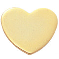 HEART PIN GOLD FOR ENGRAVING