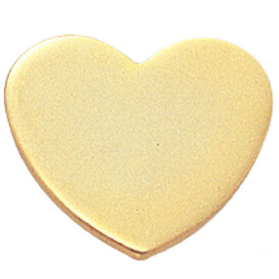 HEART PIN GOLD FOR ENGRAVING