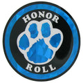 2 Inch in Diameter Round Honor Roll Insert with Mylar Detailing