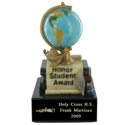 HONOR STUDENT AWARD SCHOLASTIC TROPHY, 5-3/4 INCH