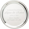 TEST ITEM - DO NOT ORDER!!! - 8 INCH DIAMETER GADROON TARNISH PROOF NICKEL PLATED ENGRAVABLE TRAY