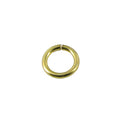 JUMP RINGS, 1/4 INCH GOLD 100 IN BAG